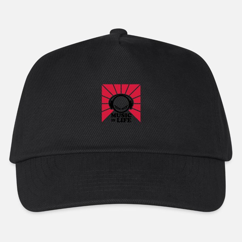 dj - Casquette de baseball Enfant - noir
