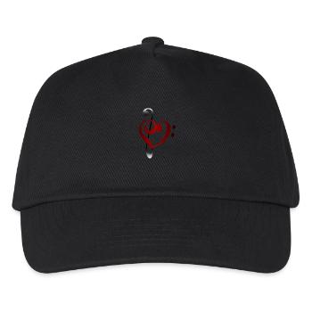 Music Heart - Kids’ Baseball Cap - black - Front