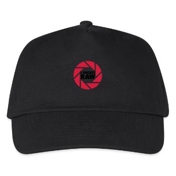 I shoot RAW - schwarz - Kinder Basecap - Schwarz - Vorne