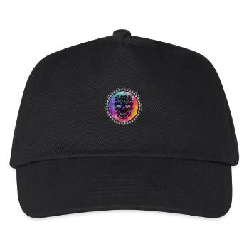Glitzer Totenkopf - Kinder Basecap - Schwarz - Vorne