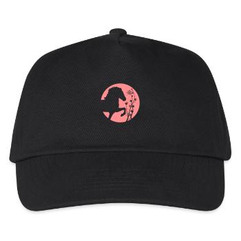 Tölter floral - Kinder Basecap - Schwarz - Vorne