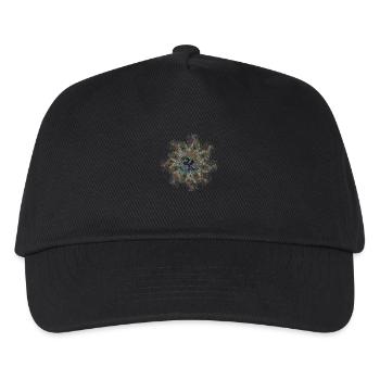 Paon Mandala - Casquette de baseball Enfant - noir - Devant