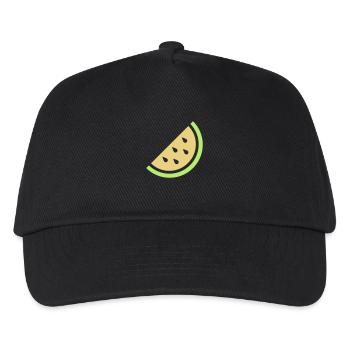 Melone - Kinder Basecap - Schwarz - Vorne