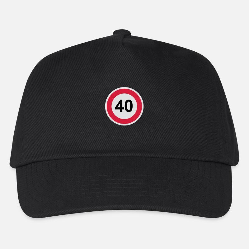 40 - Kinder Basecap - Schwarz