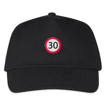 30 - Kinder Basecap - Schwarz - Vorne