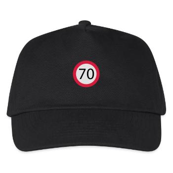70 - Casquette de baseball Enfant - noir - Devant