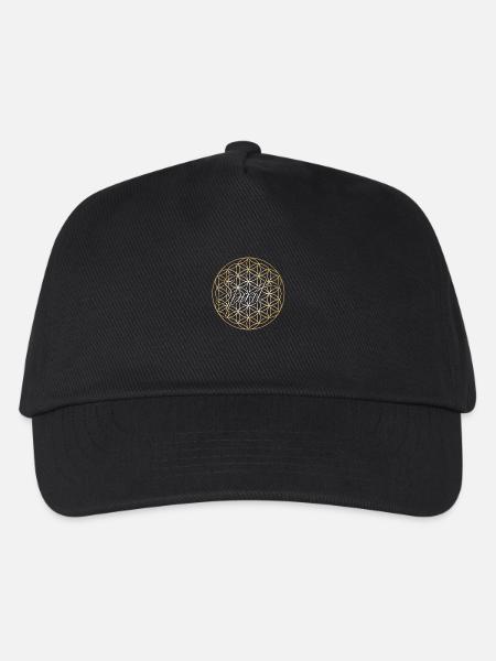 Spirit - Blume des Lebens - Kinder Basecap - Schwarz