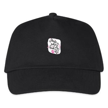 Home is - Kids’ Baseball Cap - black - Front