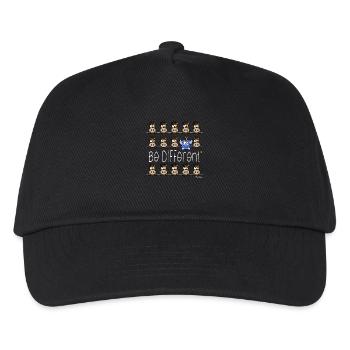 Licorne Bleu - Be Different, WT - Casquette de baseball Enfant - noir - Devant