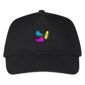 trainers coloured - Kids’ Baseball Cap - black - Front