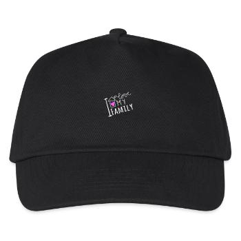 I love my Family - Kinder Basecap - Schwarz - Vorne