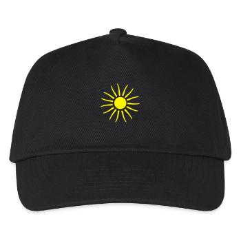 Sun / summer - Kids’ Baseball Cap - black - Front