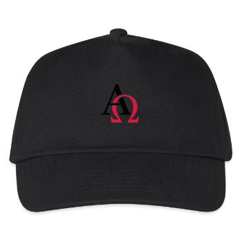 Alpha & Omega - Kids’ Baseball Cap - black - Front