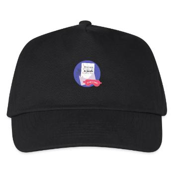 Dear nap -Typografie - Kinder Basecap - Schwarz - Vorne