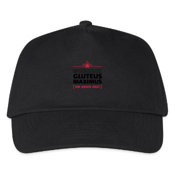 Ein Arsch halt - Kinder Basecap - Schwarz - Vorne