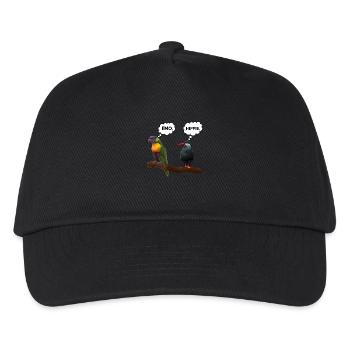 Emo | Hippie - Kinder Basecap - Schwarz - Vorne