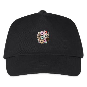 donuts - Kids’ Baseball Cap - black - Front