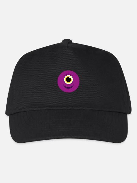 Monster / Alien Mama - Kinder Basecap - Schwarz