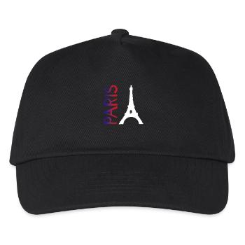 Paris - Kinder Basecap - Schwarz - Vorne