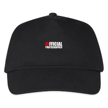 Official photographer - Kids’ Baseball Cap - black - Front
