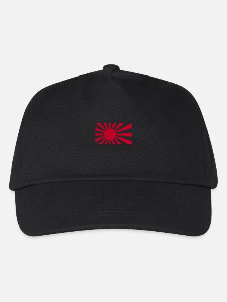 Rising Sun - Kinder Basecap - Schwarz