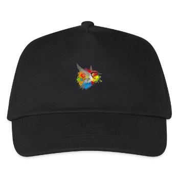colibri friend logo - Kids’ Baseball Cap - black - Front
