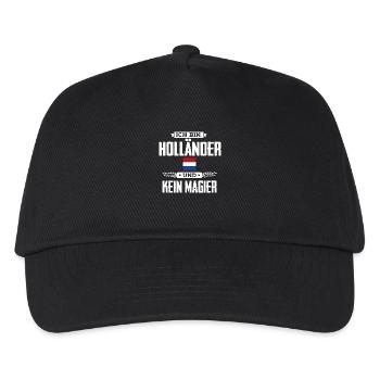 Ich bin Holländer - Kinder Basecap - Schwarz - Vorne