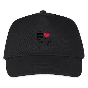 This Girl Loves Her Trumpet - Kids’ Baseball Cap - black - Front