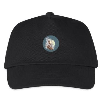 graphic photomontage - Kids’ Baseball Cap - black - Front