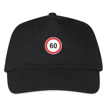 Signe de la route 60 - Casquette de baseball Enfant - noir - Devant