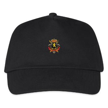 National Coat of Arms of Belgium - Kids’ Baseball Cap - black - Front