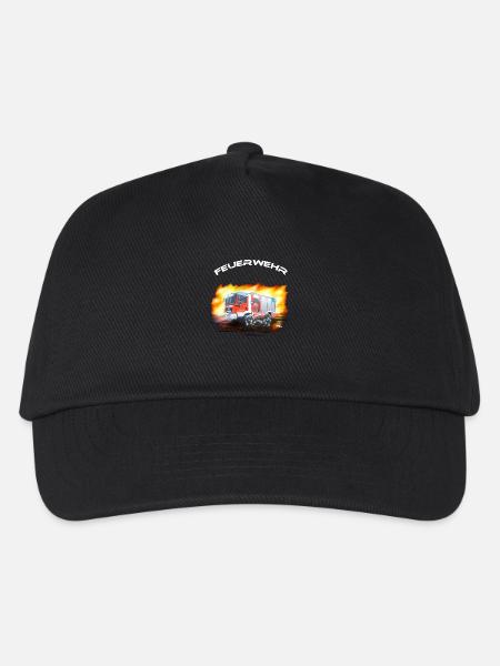 TLFA neu Schrift oben - Kinder Basecap - Schwarz