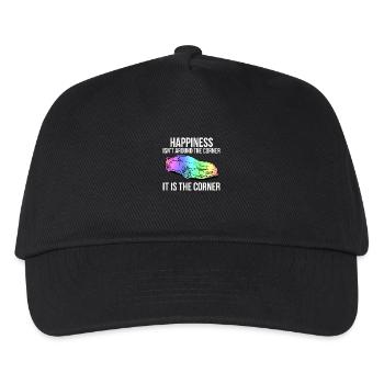 Happiness is the corner - Kids’ Baseball Cap - black - Front