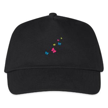 fjäril - Kids’ Baseball Cap - black - Front
