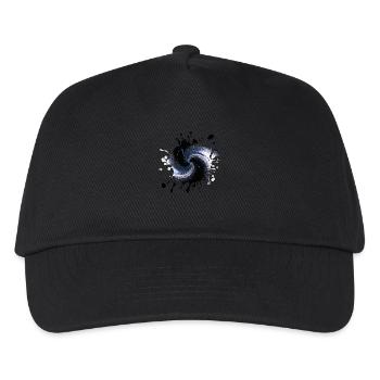 Splash Tinte - Kinder Basecap - Schwarz - Vorne