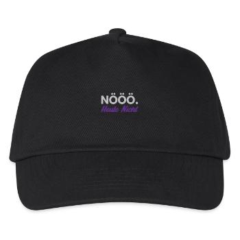 NÖÖÖ - HEUTE NICHT - Kinder Basecap - Schwarz - Vorne