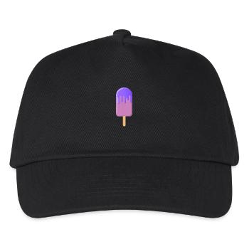 Ice cream on the stick 002 AllroundDesigns - Kids’ Baseball Cap - black - Front
