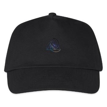 Spiral triangle - Kids’ Baseball Cap - black - Front
