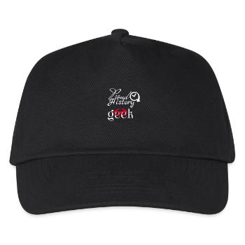 History - Kids’ Baseball Cap - black - Front