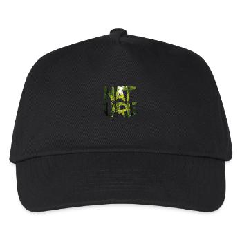 Nature - Kinder Basecap - Schwarz - Vorne