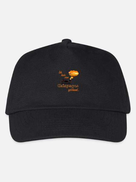 Ich hab von den Galapagos Inseln geträumt - Kinder Basecap - Schwarz