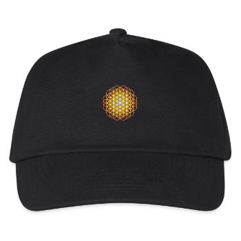 Blume des Lebens - Flower of Life - Kids’ Baseball Cap - black - Front