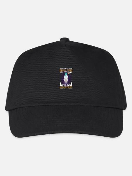 I HAVE REALLY TRIED WITH THE HUMAS! - Kids’ Baseball Cap - black