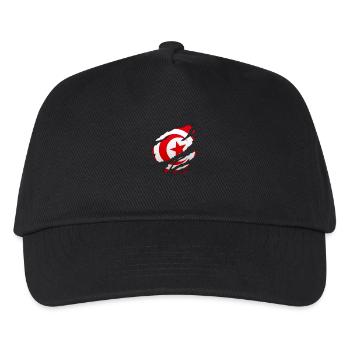 africa flag tunisia tunisie - Kids’ Baseball Cap - black - Front