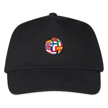 Europe - Kids’ Baseball Cap - black - Front