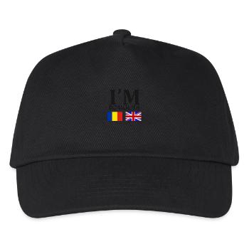 Romanian + English = - Kids’ Baseball Cap - black - Front