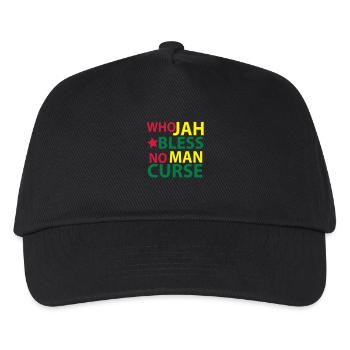 who jah bless - Kids’ Baseball Cap - black - Front