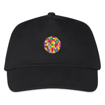 Disco ball - Kids’ Baseball Cap - black - Front