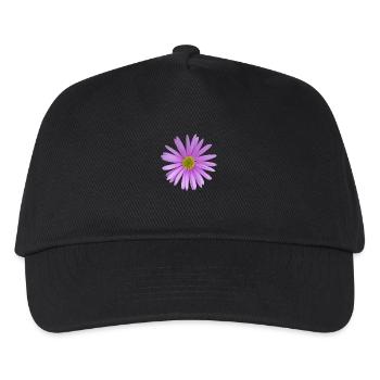 Flower de - Kinder Basecap - Schwarz - Vorne