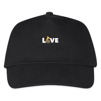 Love Horn - Kinder Basecap - Schwarz - Vorne